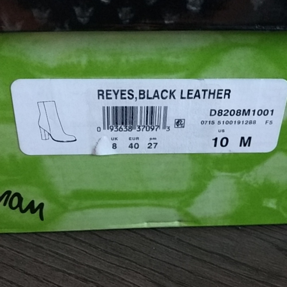 👠HP👠 Sam Edelman Reyes Black Heel Booties - Picture 8 of 8